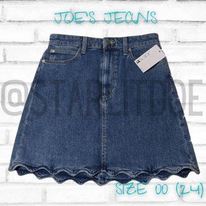 Joe's Jeans The Bella High Rise Scalloped Skirt